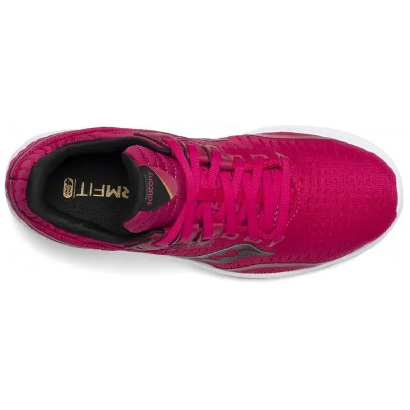 Saucony Women's Kinvara 11 Berry/Gold UK 5.5-3